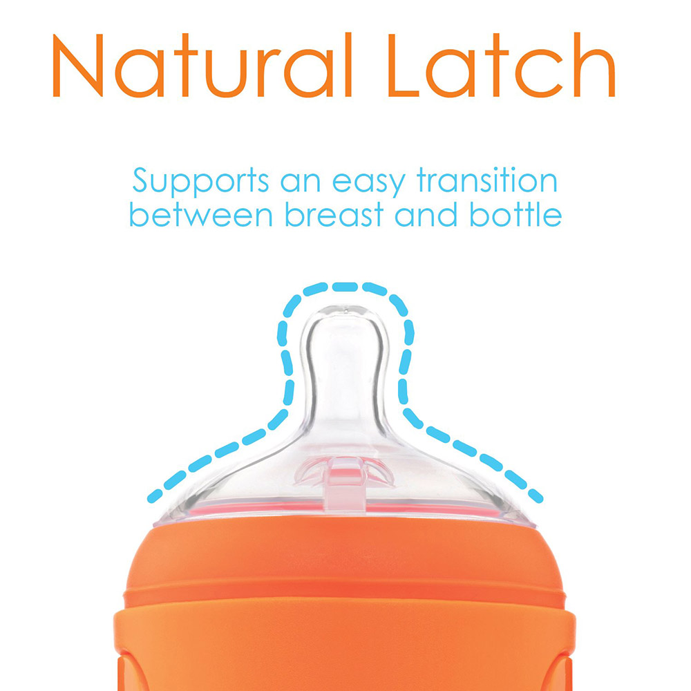 PopYum - Stage 2 Medium Flow Nipples, Pack of 2 - Clear