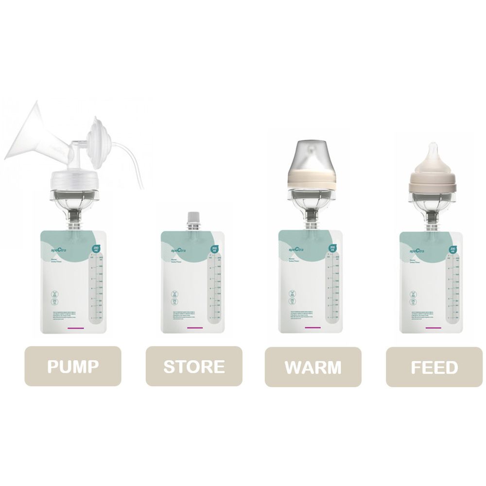 Spectra - Easy Breast Milk Storage Bag With Connector 