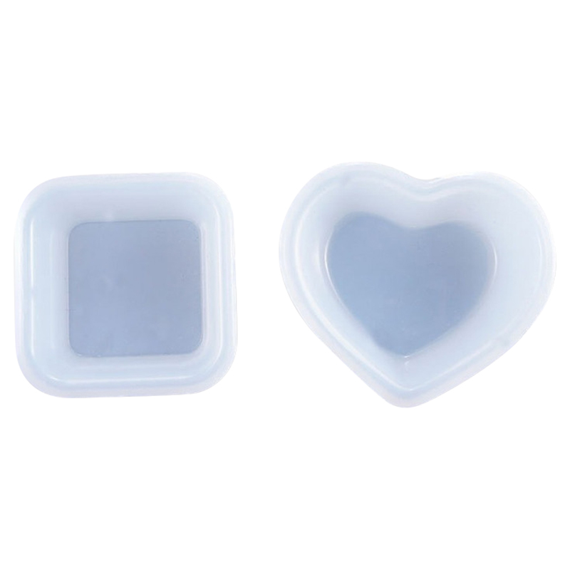 Graffiti Resin - Heart Shape And Square Silicone Molds