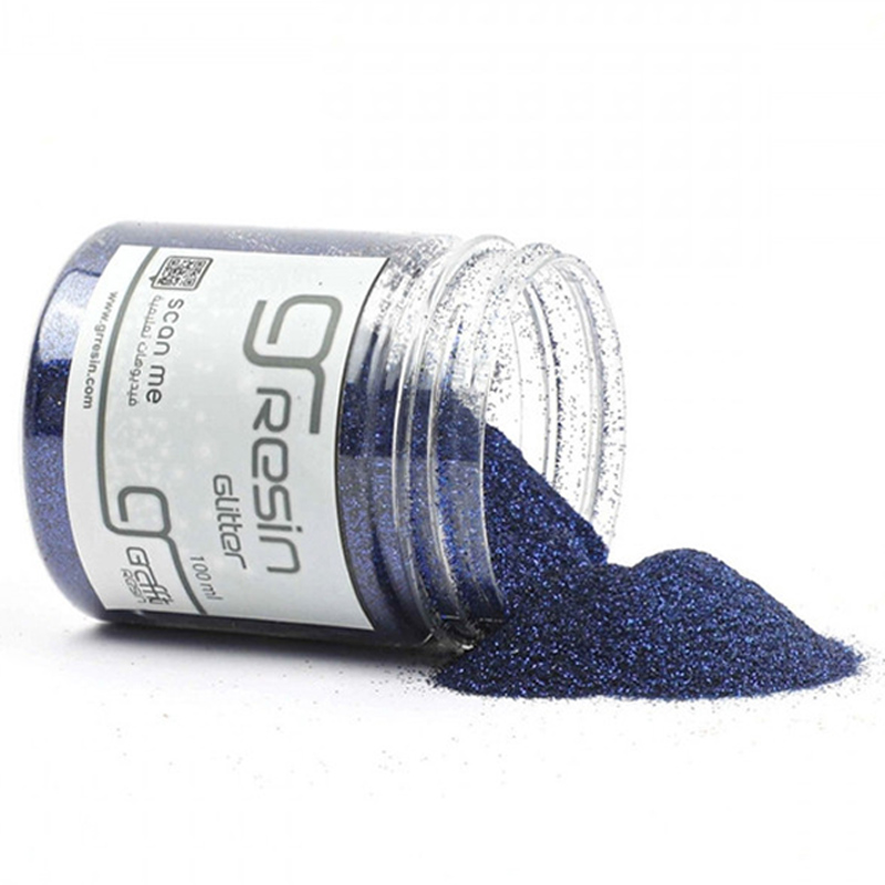 Graffiti Resin Premium Metallic Navy Blue Fine Glitter 100G