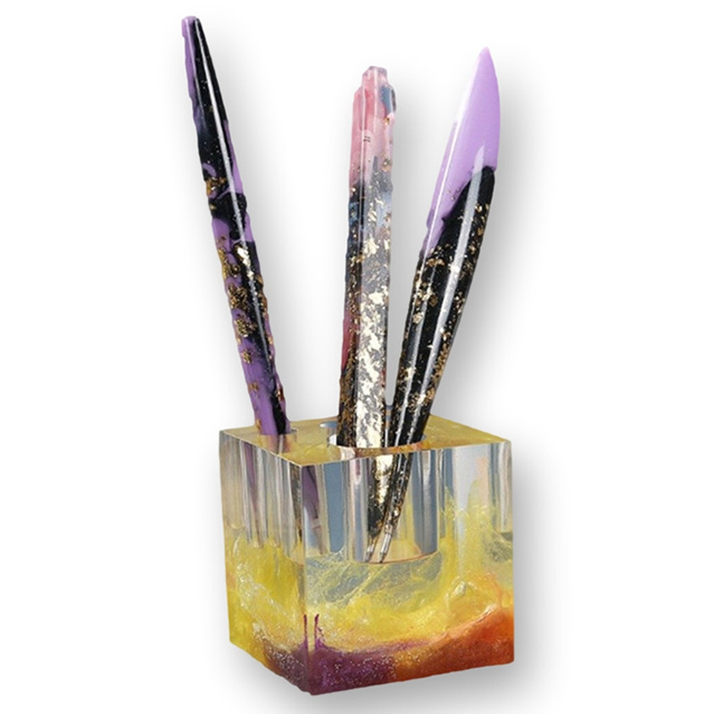 Graffiti Resin - Silicone Mold Pen Holder