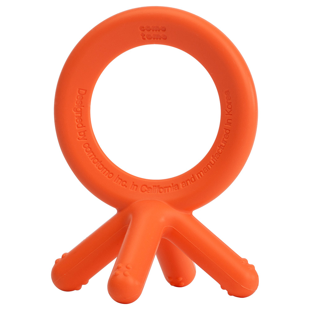 Comotomo - Silicone Teether - Orange
