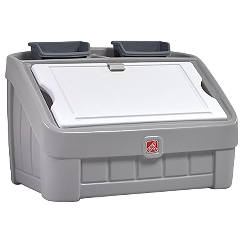 Step2 - 2-In-1 Toy Box & Art Lid - Grey
