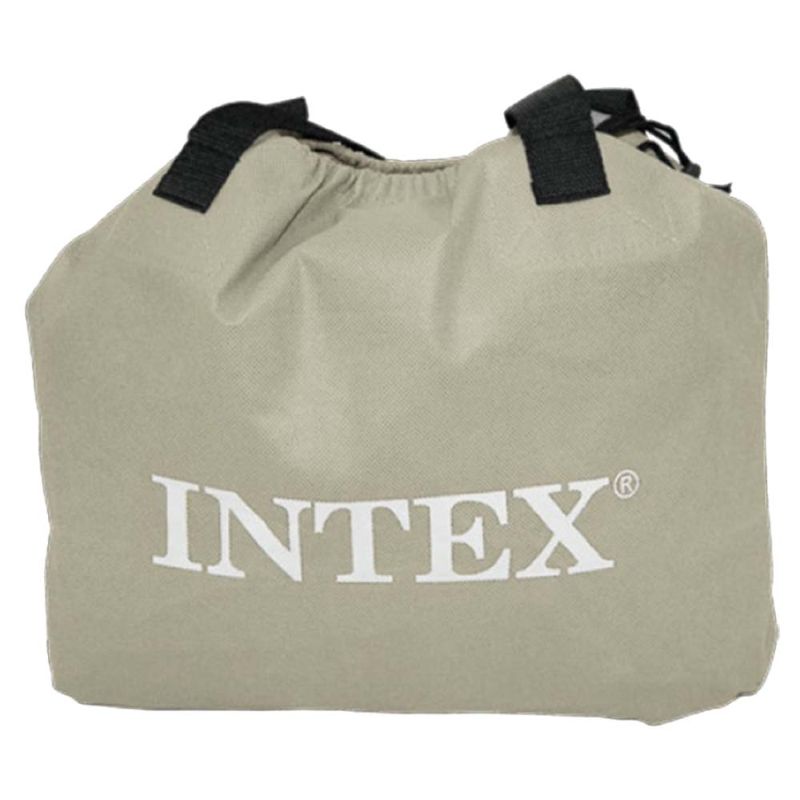 Intex - Queen Comfort-Plush Elevated Airbed Kit