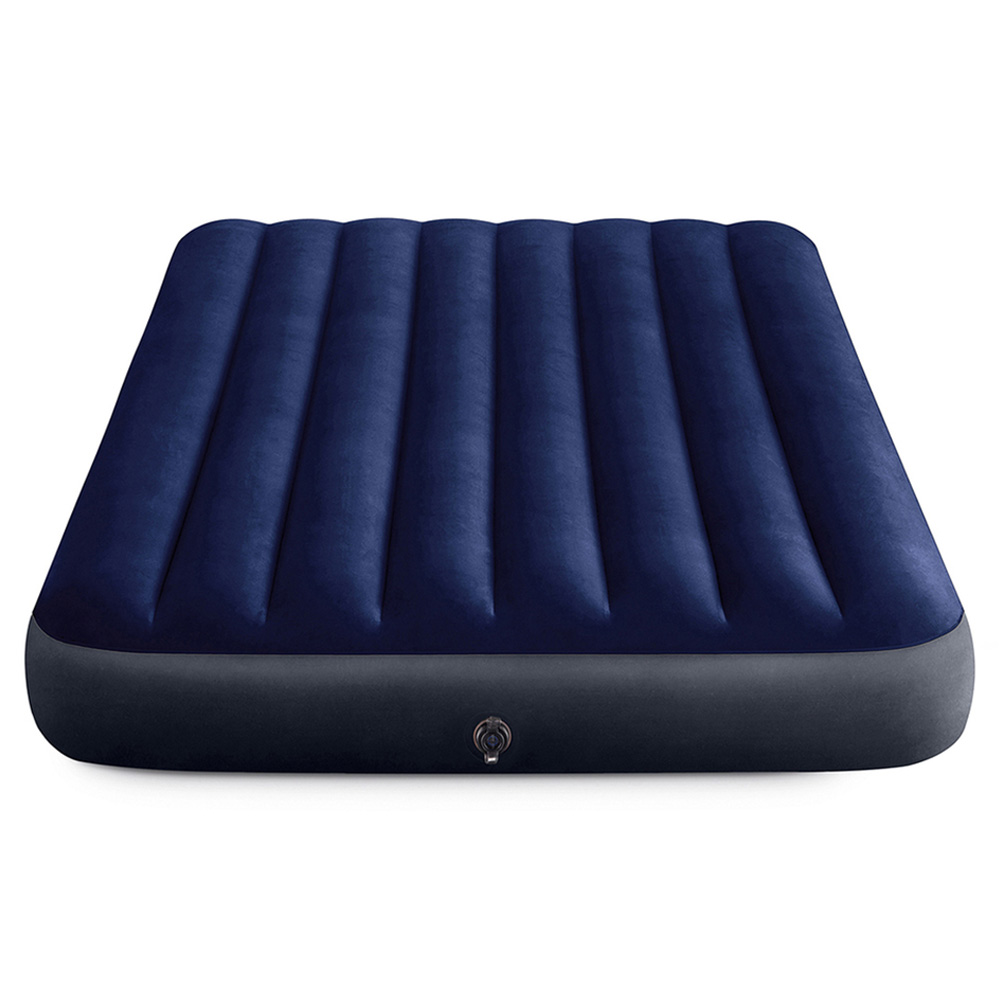 Intex - Full Dura-Beam Series Classic Downy Airbed - Blue