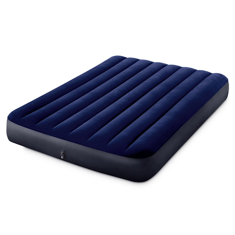 Intex - Full Dura-Beam Series Classic Downy Airbed - Blue