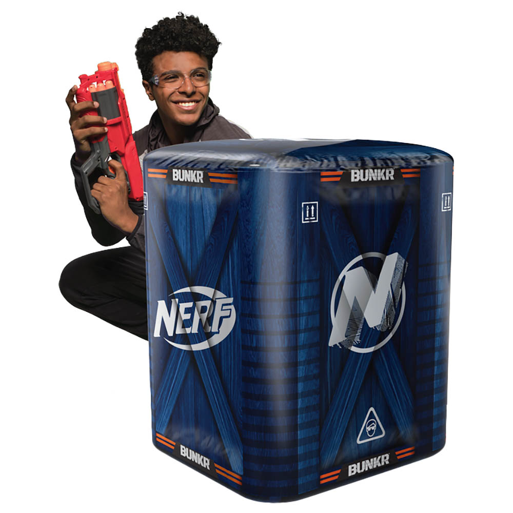 BUNKR - Nerf X Take Cover Crate Blue & Toxic Barrel Green