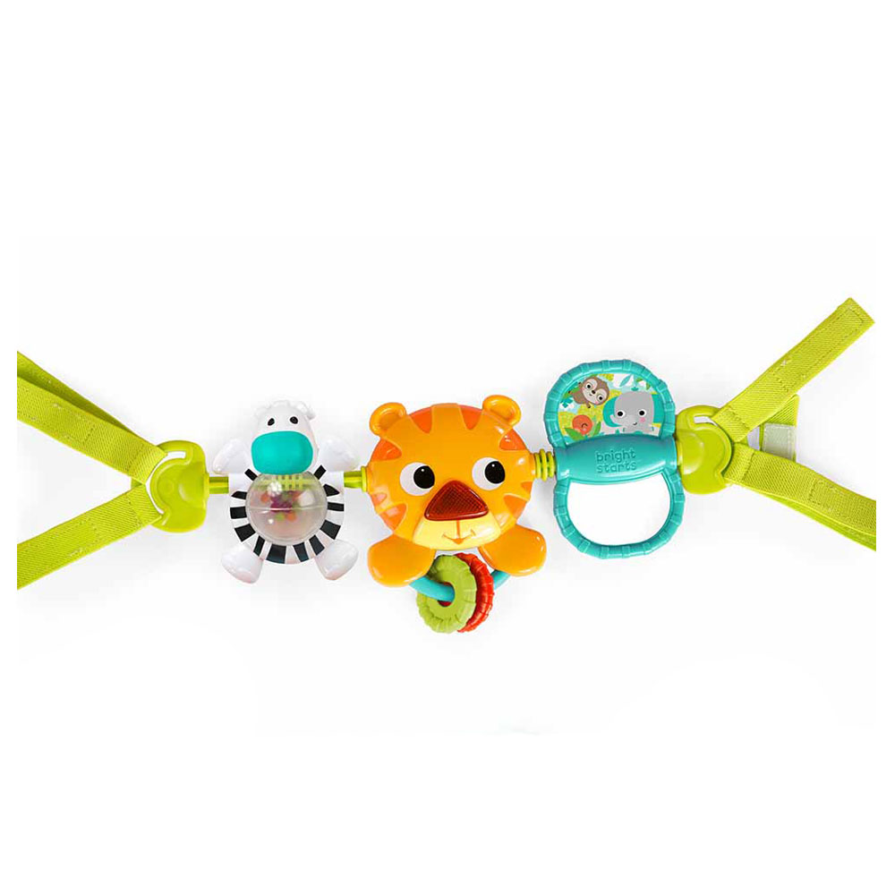 Bright Starts - Take Along Carrier Toy Bar - Green