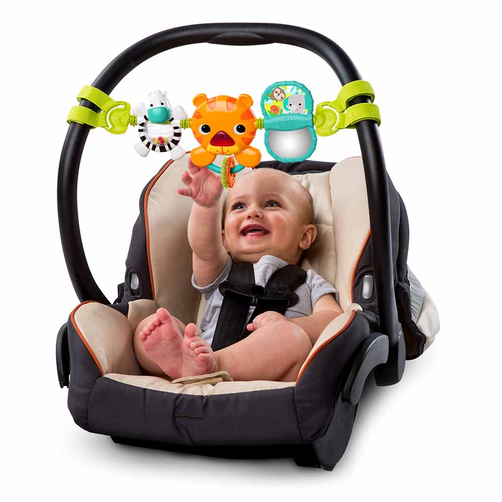Bright Starts - Take Along Carrier Toy Bar - Green
