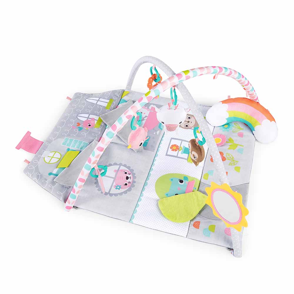Bright Starts - Floors Of Fun Activity Gym & Dollhouse