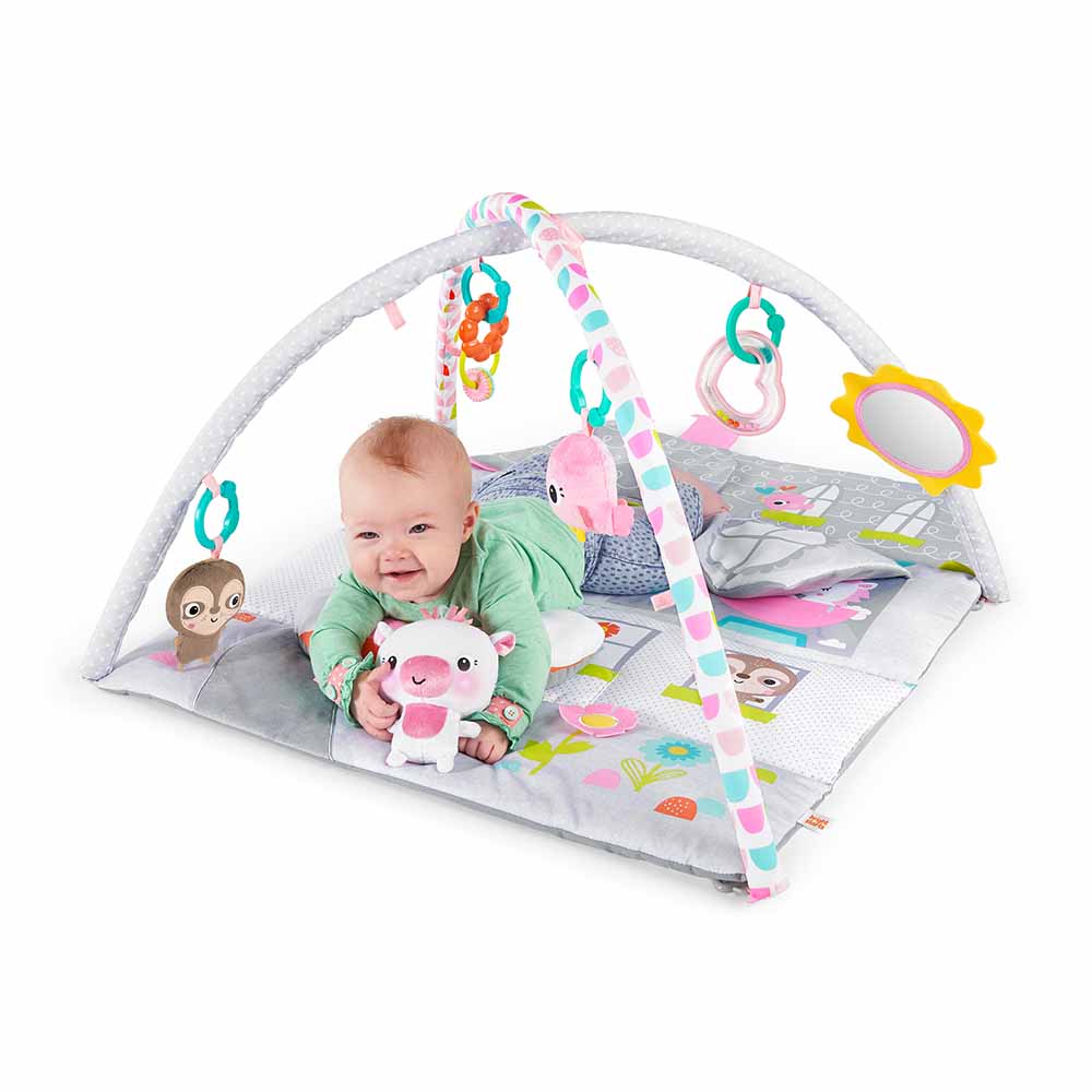 Bright Starts - Floors Of Fun Activity Gym & Dollhouse