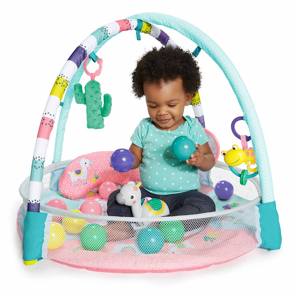 Bright Starts - 4-in-1 Rounds Of Fun Activity Gym & Ball Pit
