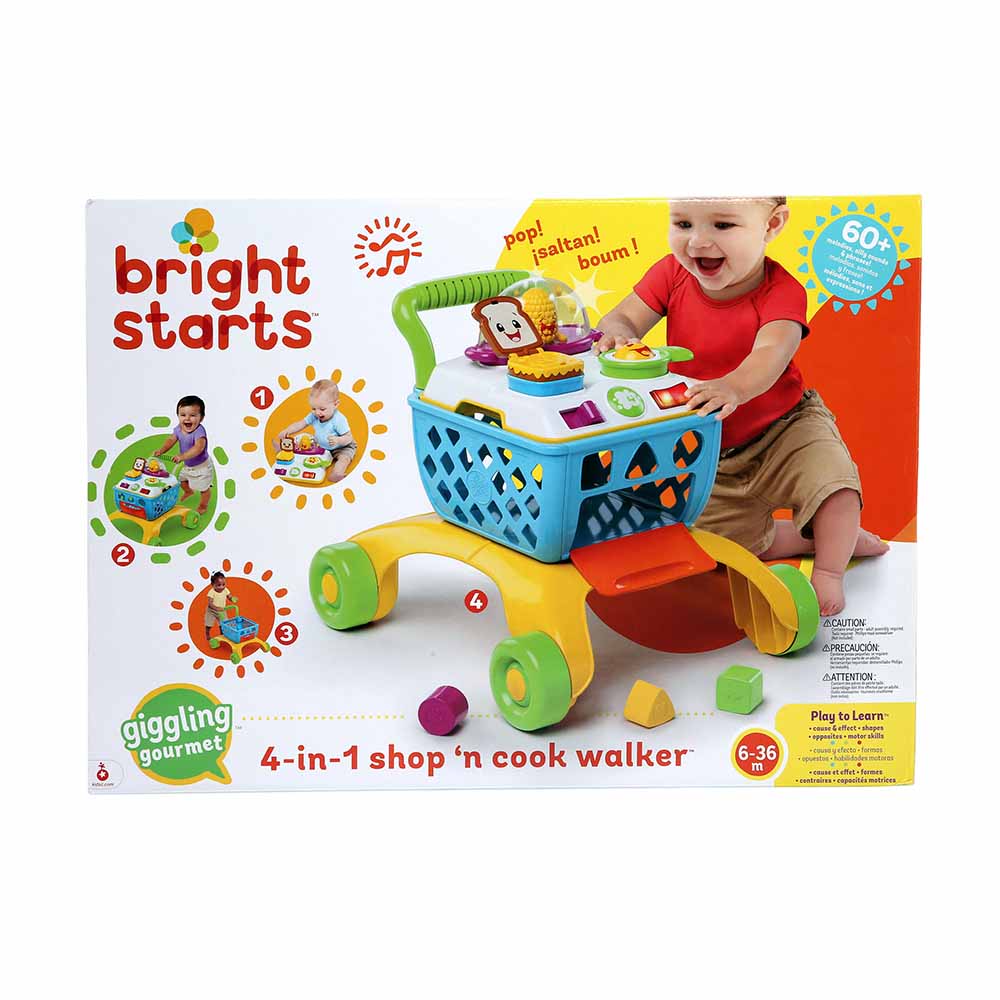 Bright Starts - 4-in-1 Shop 'N Cook Walker