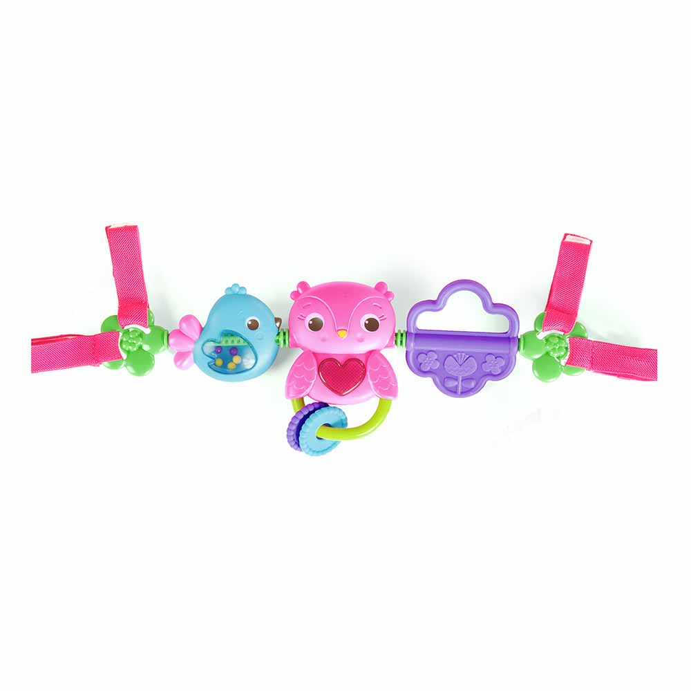 Bright Starts - Busy Birdies Carrier Toy Bar Take-Along Toy
