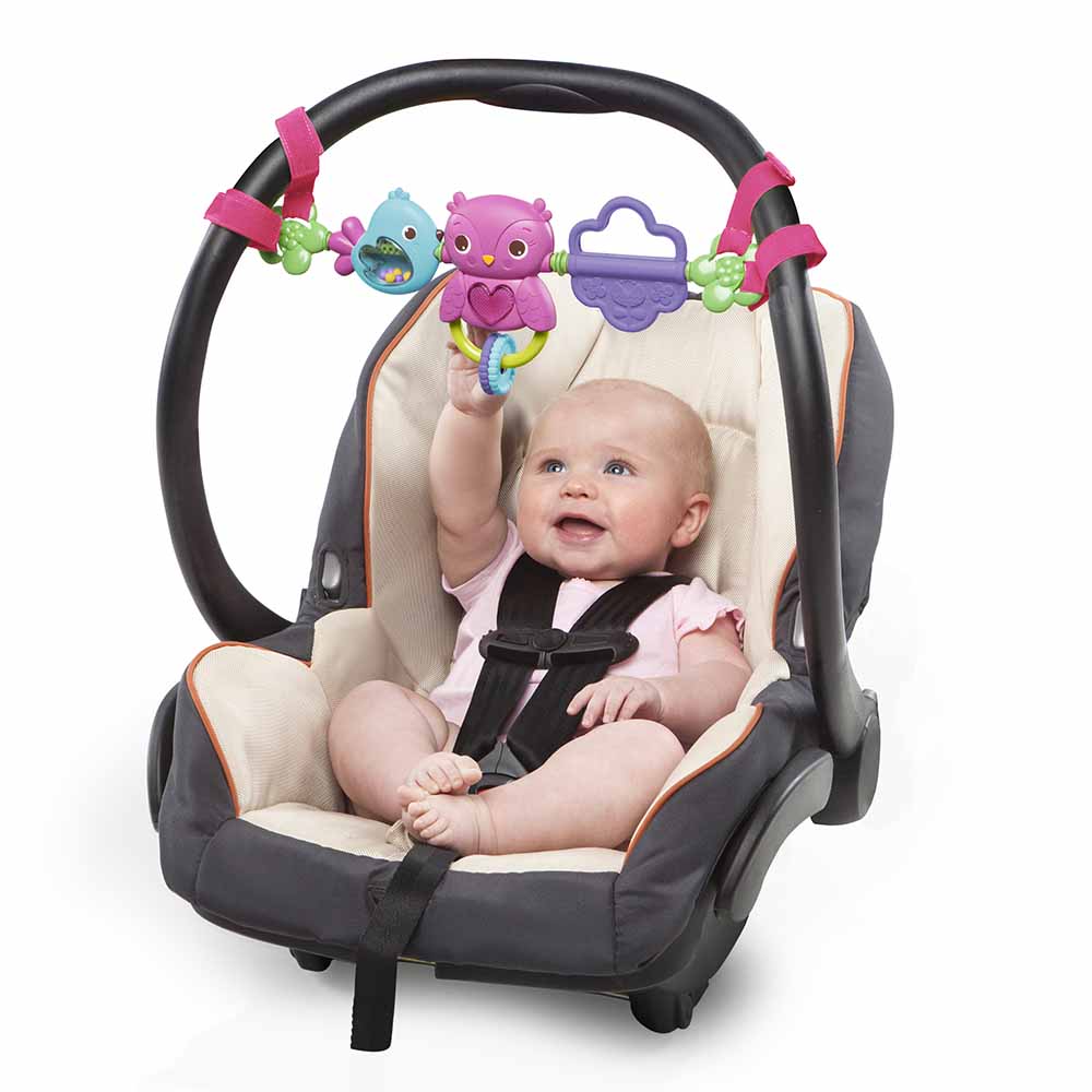 Bright Starts - Busy Birdies Carrier Toy Bar Take-Along Toy