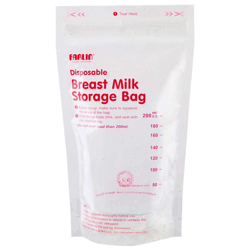 Farlin - Milk Storage Bag 200ml Pack of 20