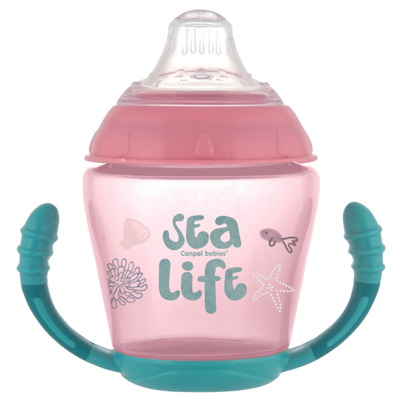 Canpol - Happy Vehicles Non Spill Cup - Pink - 230ml