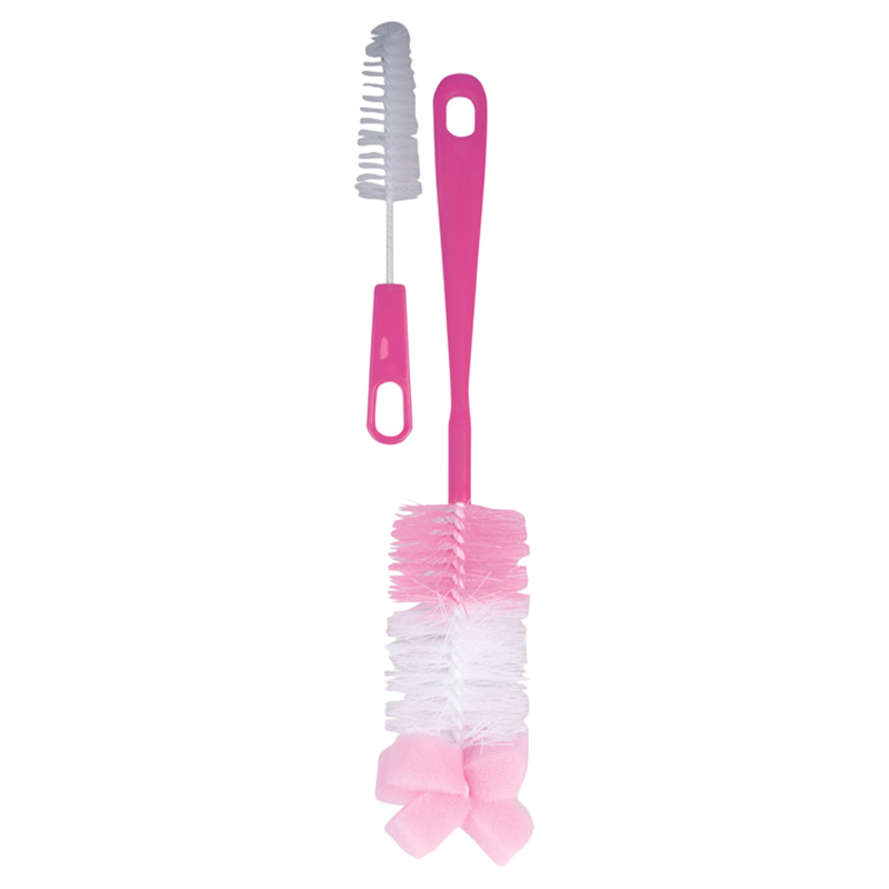 Vauva - Baby Bottle Cleaning Brush - Pink