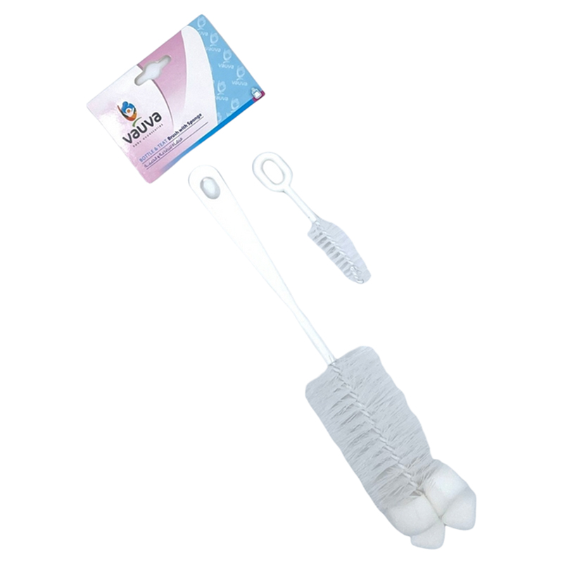 Vauva - Baby Bottle Cleaning Brush - White