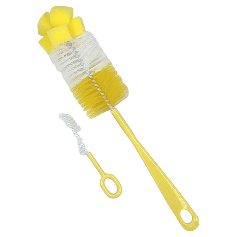 Vauva - Baby Bottle Cleaning Brush - Yellow