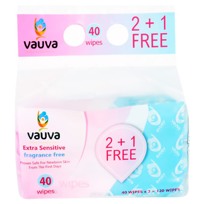 Vauva - Baby Wipes 120Pcs