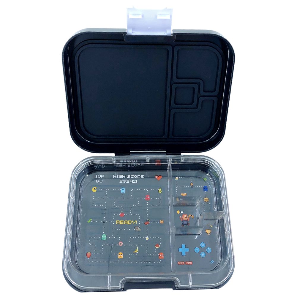 TW Bento Box - 4 Compartments Arcade Bento Box - Black