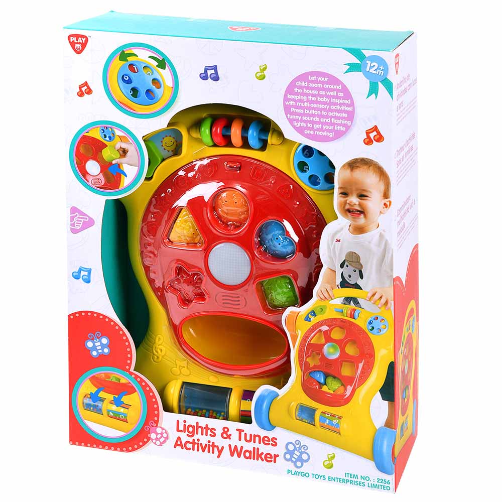 PlayGo - Lights & Tune Activity Walker - Yellow