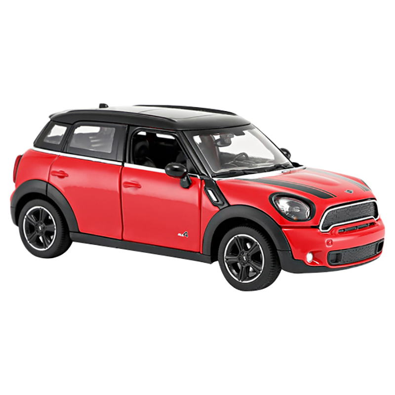 Rastar - 1/24 Diecast Car Mini Countryman - Red/Blue - Assorted 1pc