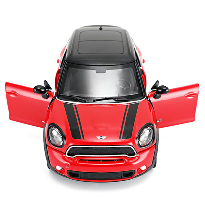 Rastar - 1/24 Diecast Car Mini Countryman - Red/Blue - Assorted 1pc