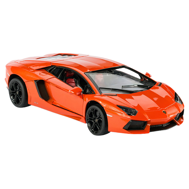 Rastar - 1/18 Diecast Car Lamborghini Aventador - Orange