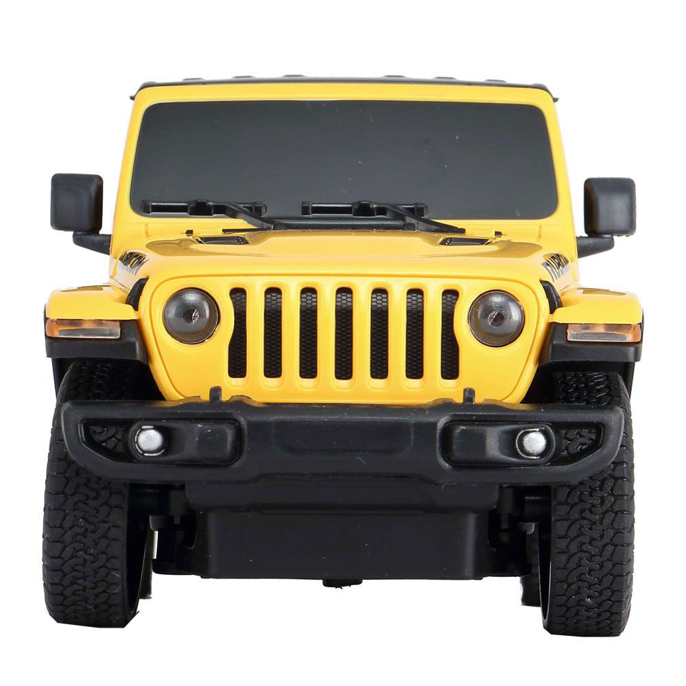 Rastar - 1:24 JEEP Wrangler JL Remote Control Car - Yellow