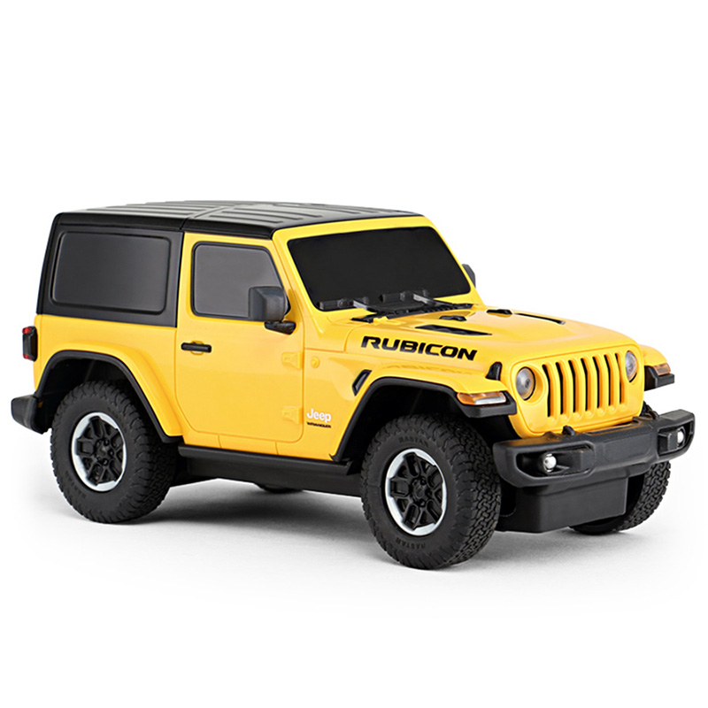 Rastar - 1:24 JEEP Wrangler JL Remote Control Car - Yellow