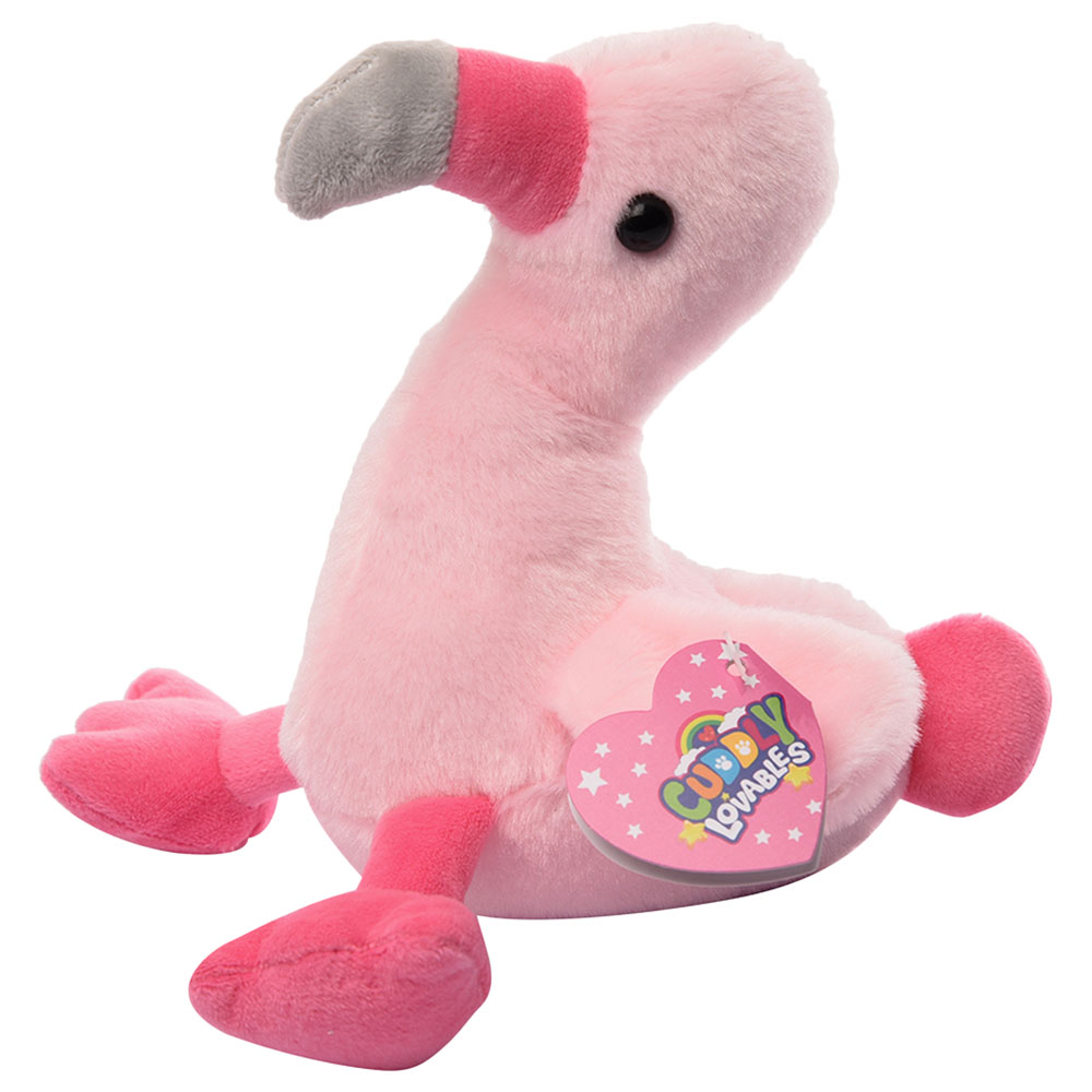 Cuddly Loveables - Flamingo Plush Toy 15cm