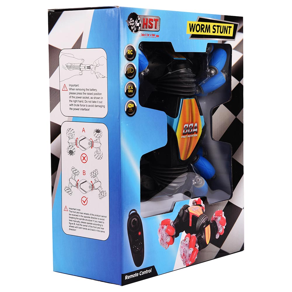 HST - Mini Drift Twisting Stunt Car Remote Control - Assorted 1pc