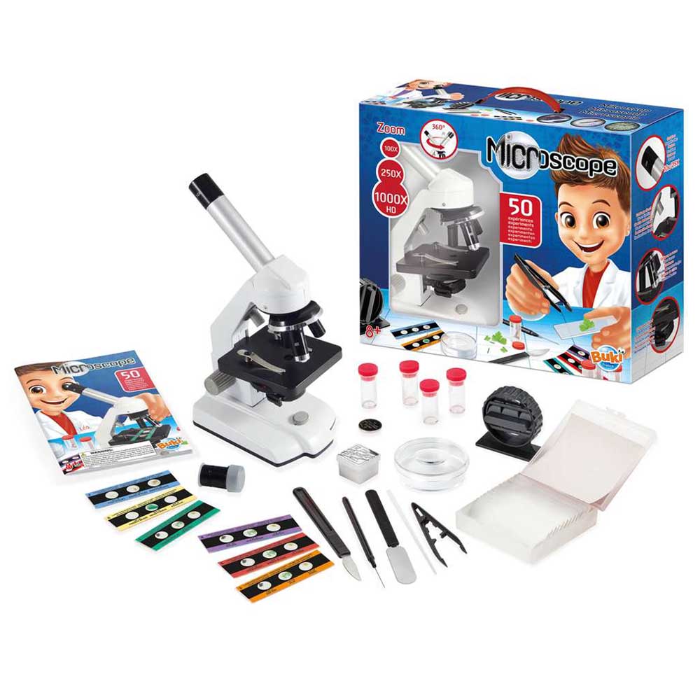 Buki France - Microscope With 50 Experiments Kit