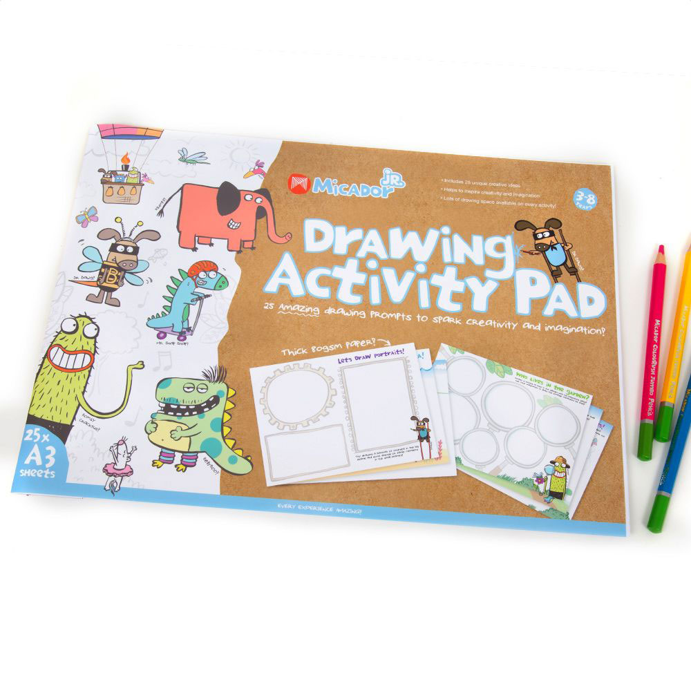Micador - Junior Drawing Activity Pad A3