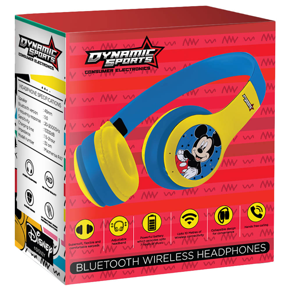 Dynamic Sports - Disney Mickey House Headphones - Blue