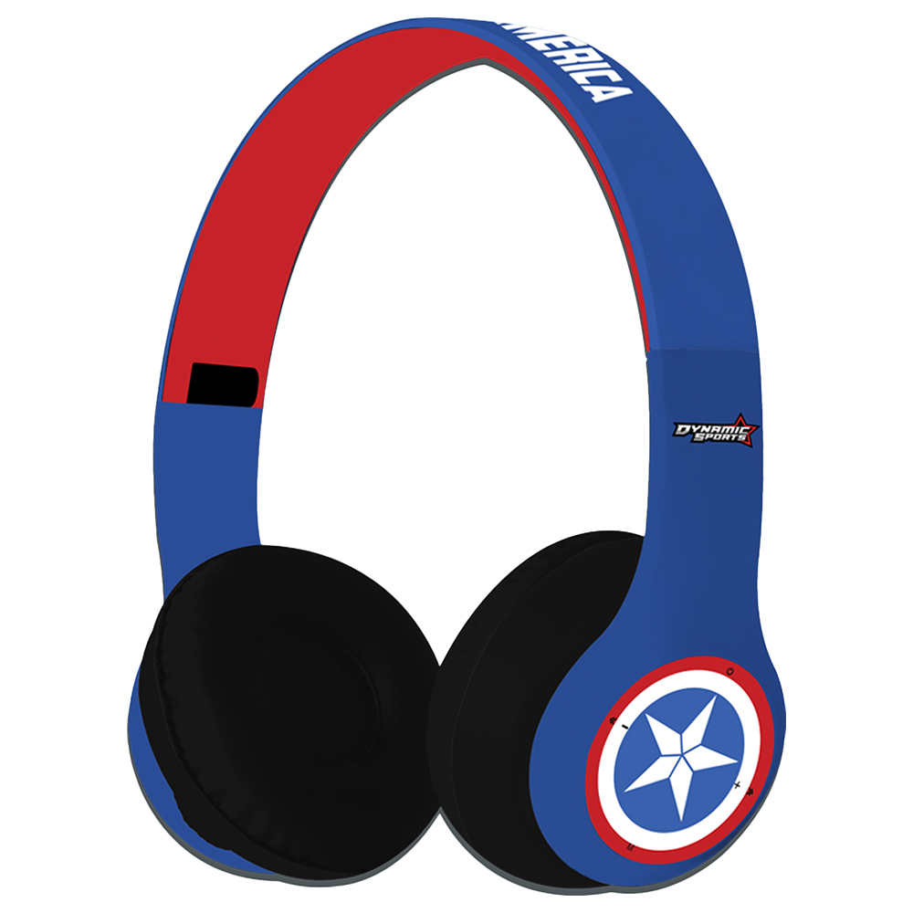 Dynamic Sports - Disney Captain America Headphones - Blue