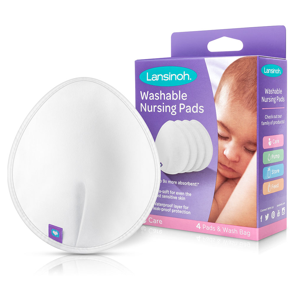 Lansinoh - Washable Nursing Pads - 4pcs