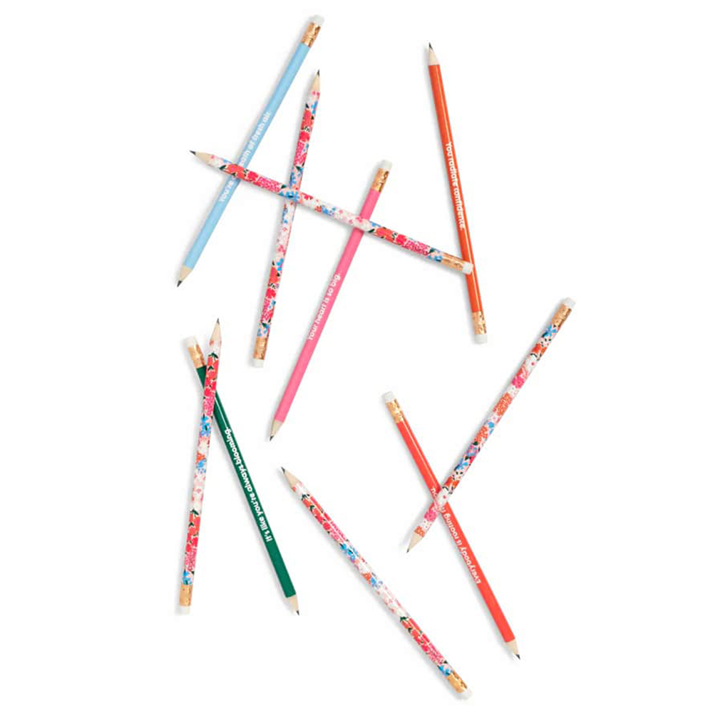 Ban.do - Secret Garden/Compliments Write On Pencil 10pc-Set