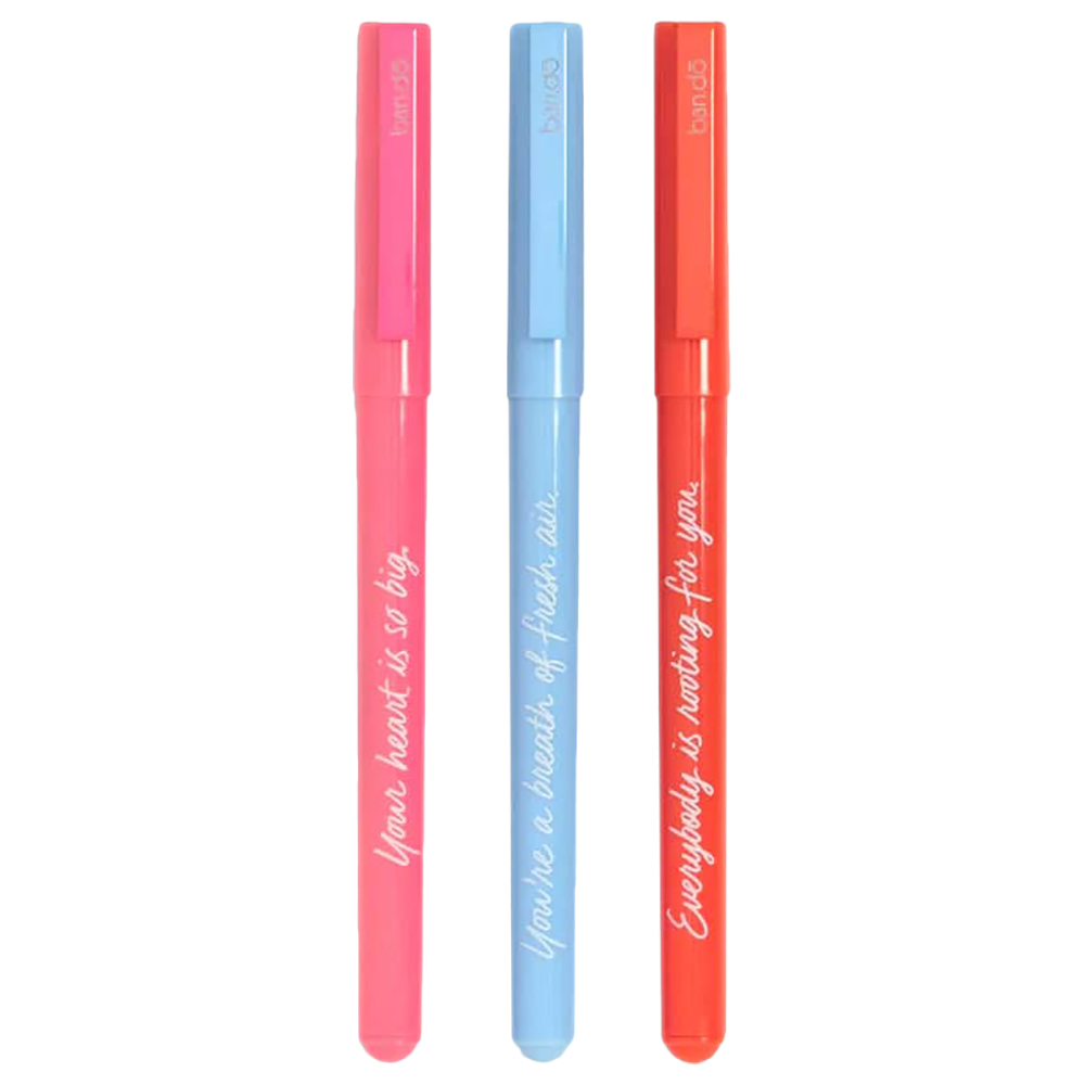 Ban.do - Breath Of Fresh Air Write on Pen 3pc-Set