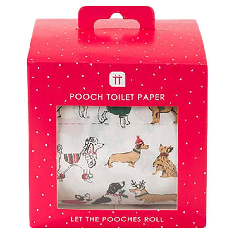 Talking Tables - Botanical Christmas Hound Toilet Roll
