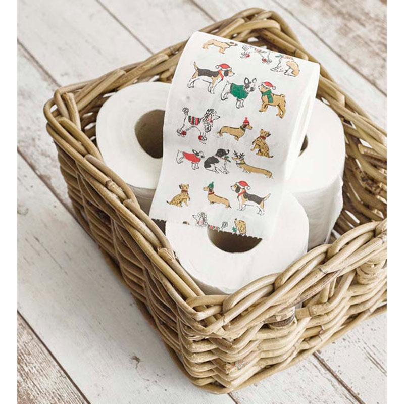 Talking Tables - Botanical Christmas Hound Toilet Roll