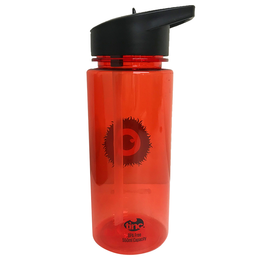 Tinc - Kronk Flip Straw Water Bottle - Orange - 550ml