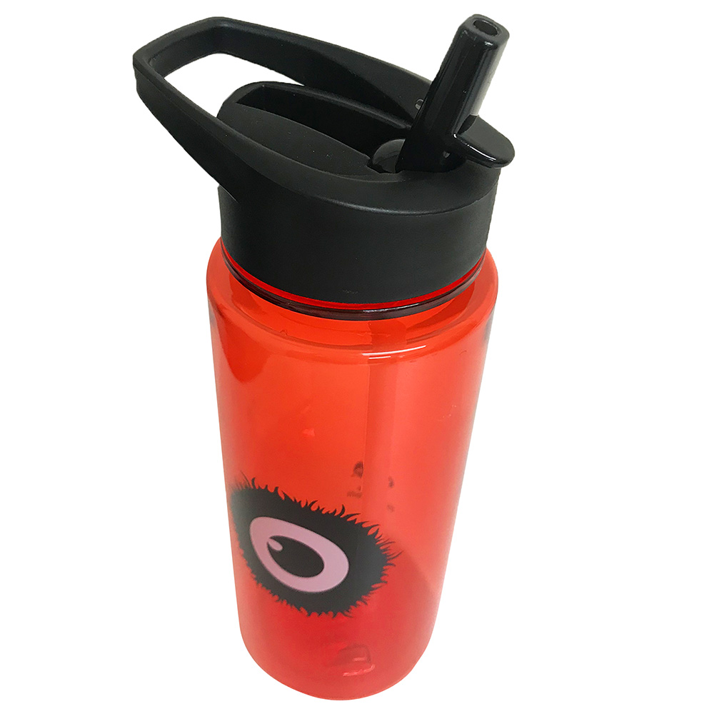 Tinc - Kronk Flip Straw Water Bottle - Orange - 550ml
