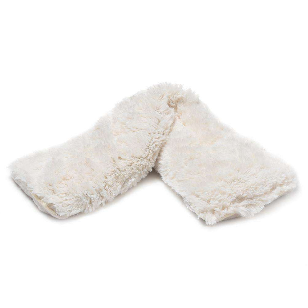 Aroma Home - Faux Fur Body Wrap With Inner Warming Pack - Cream