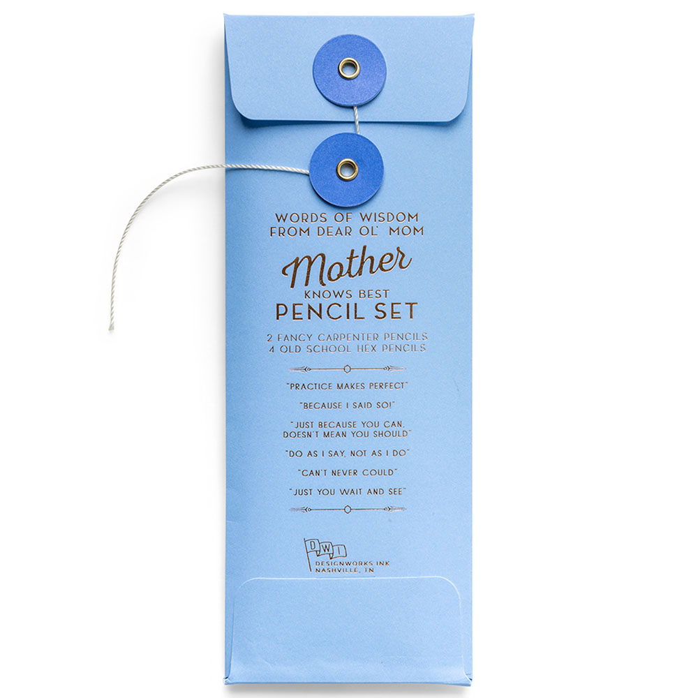 Designworks Ink - Mother Knows Best Pencil Set