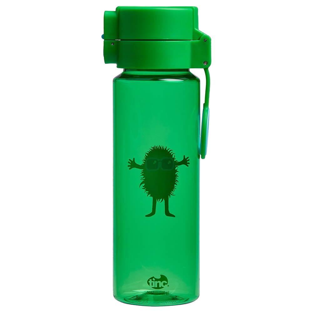 Tinc - Hugga Flip & Clip Water Bottle - Green - 500ml