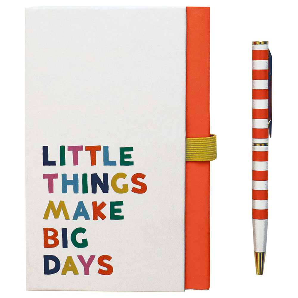 Joules - B7 Notebook - White/Red