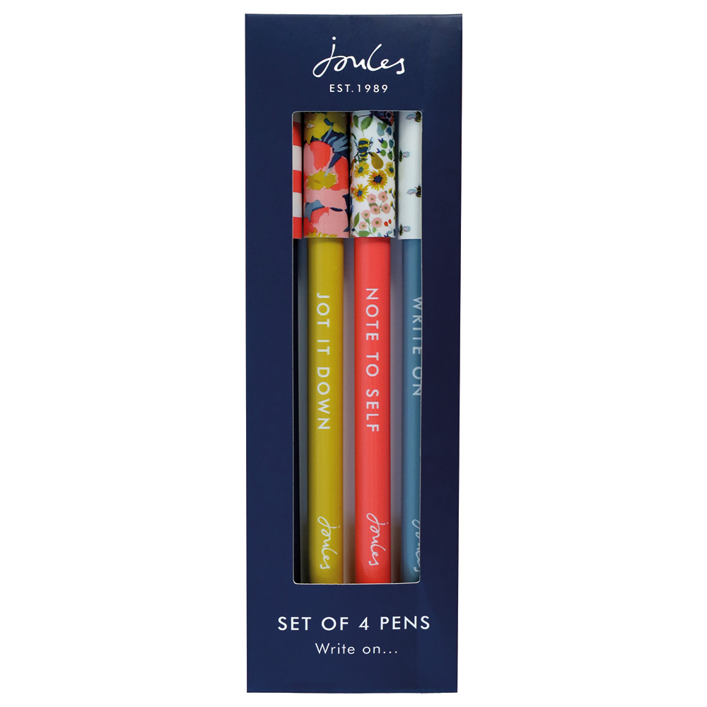 Joules - Write On Pens - Set Of 4

